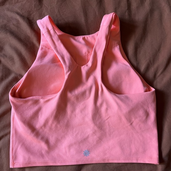 Athleta crop top with built in bra- size XS - Picture 2 of 4